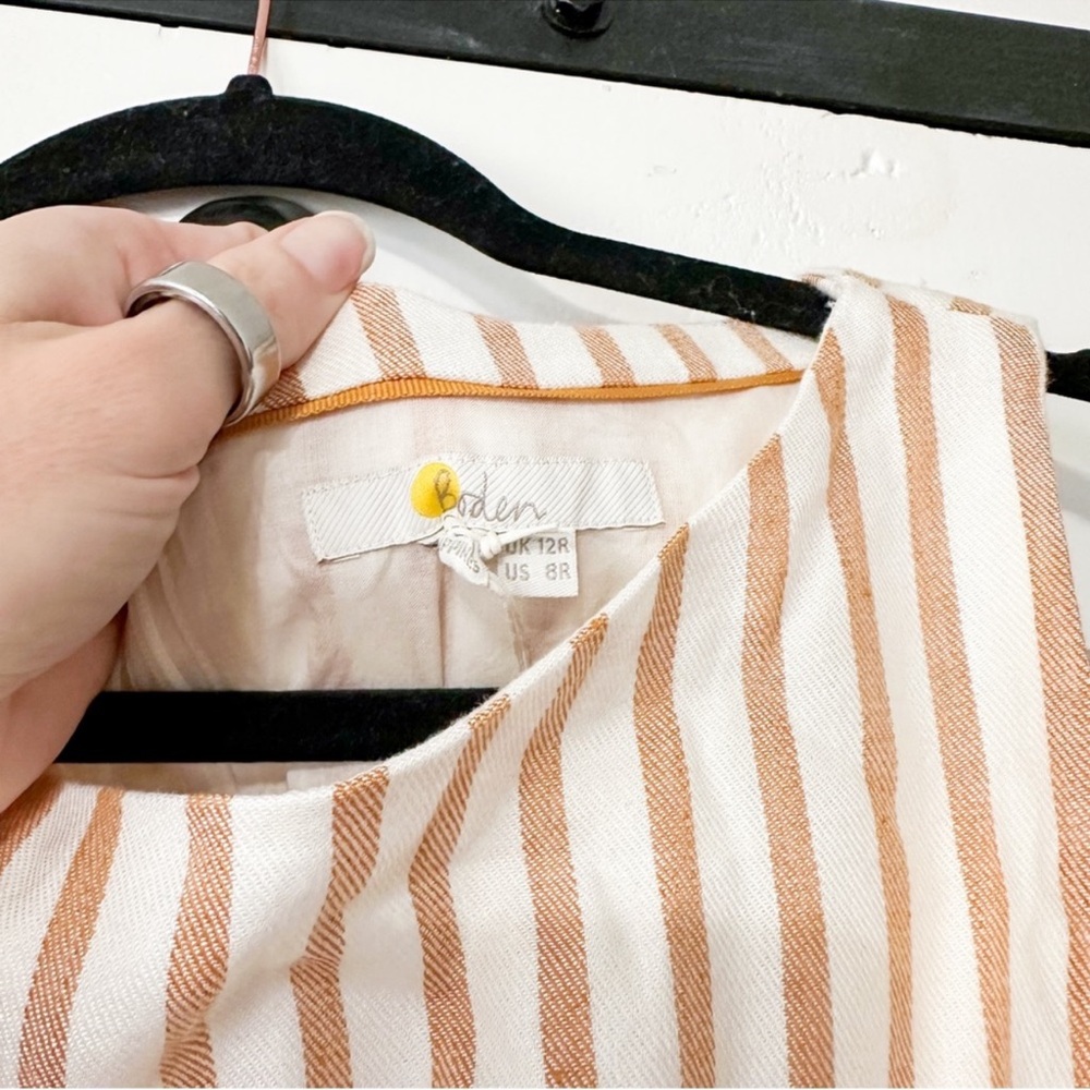 Boden Maggie Dress Midi Stripe Linen Size UK
12R US 8R NWT - Picture 5 of 9